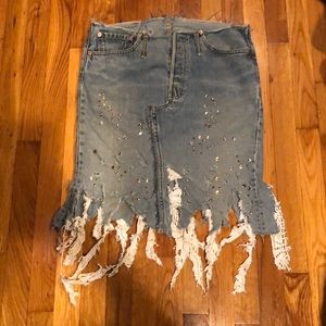 Denim skirt